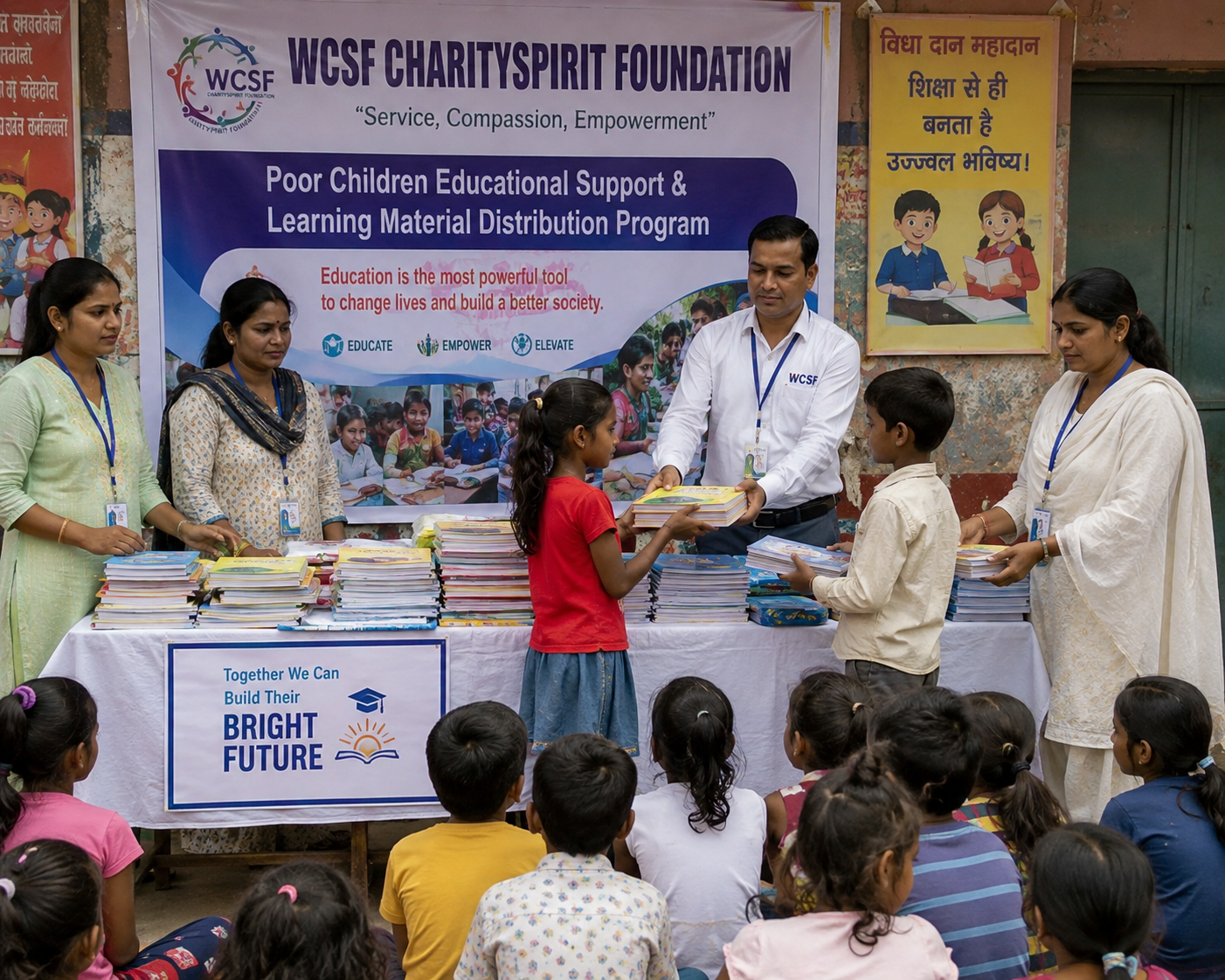 Poor Children Educational Support & Learning Material Distribution Program